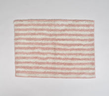 Load image into Gallery viewer, Blush Pink Striped | Bathmat
