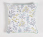 Botanical Printed & Beaded Cushion Cover | Throw Pillows