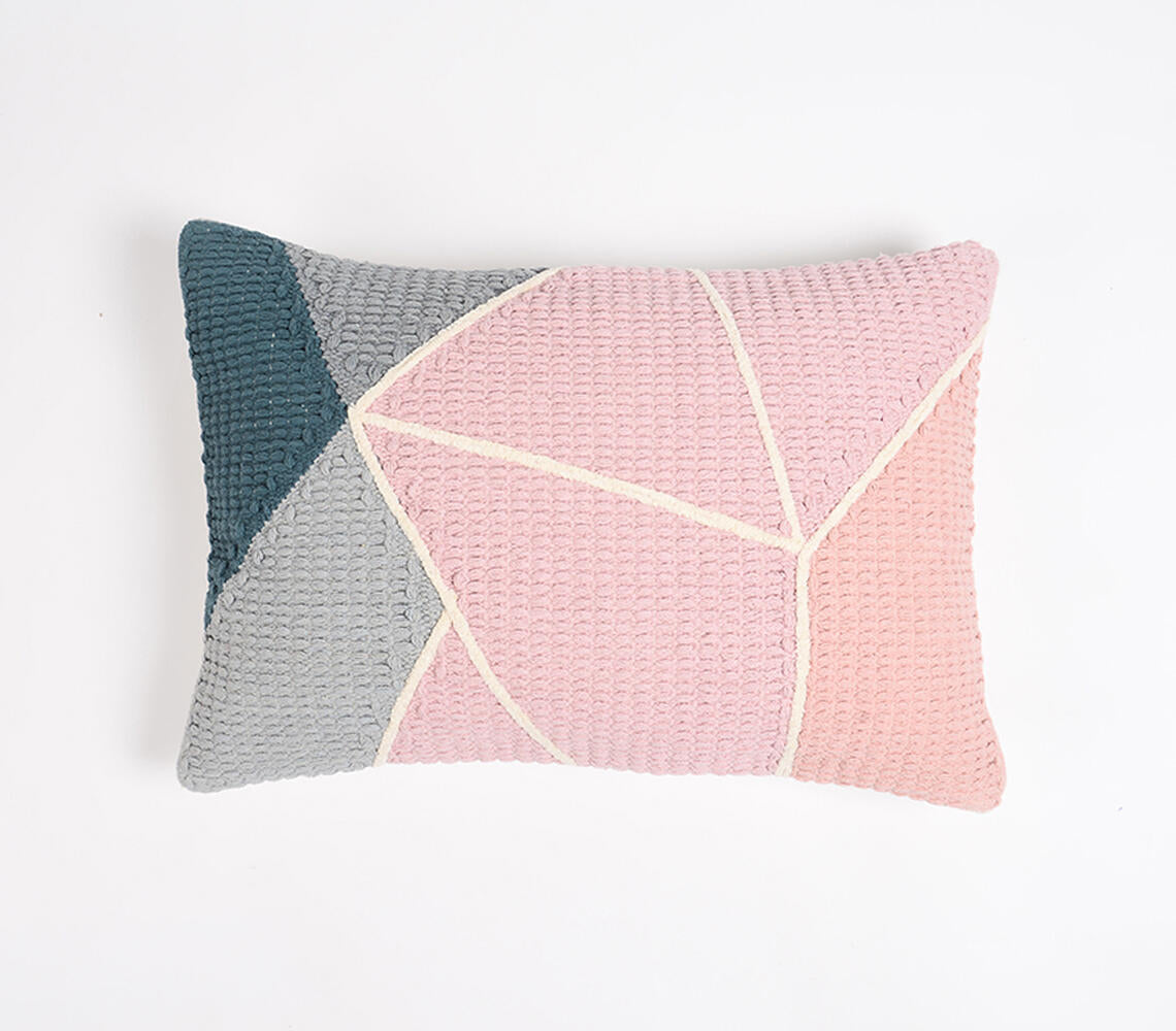 Handwoven Cotton Lumbar | Cushion Cover