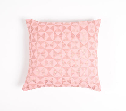 Embroidered & Quilted Cotton | Cushion Cover