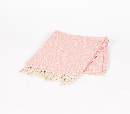 Handwoven Textured Throw | Throw Blankets