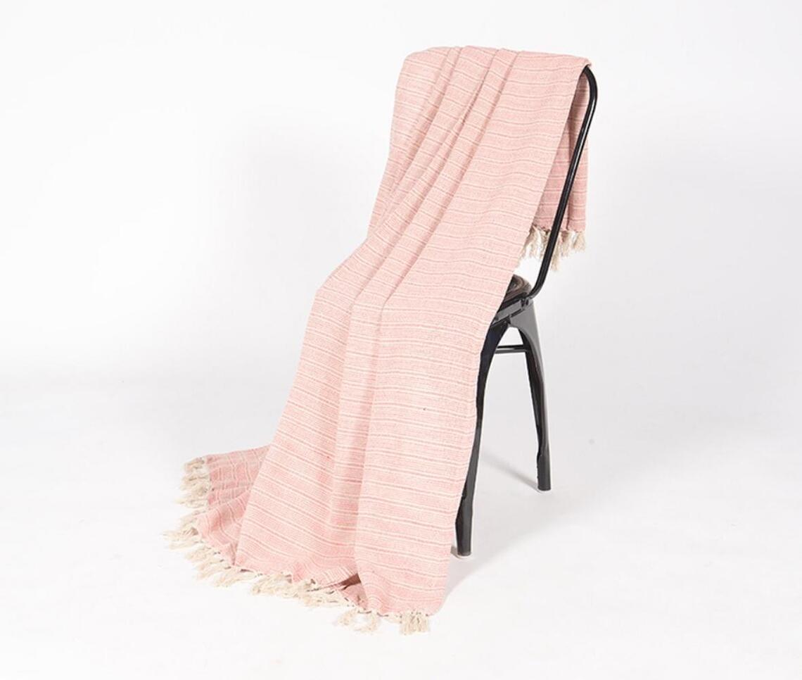 Handwoven Textured Throw | Throw Blankets