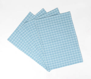 Checkered Sky Cotton Placemats (set of 4)