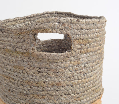 Hand Braided Jute Basket | Home Decor