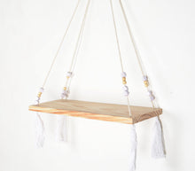 Load image into Gallery viewer, Boho Wall Hanging Shelf
