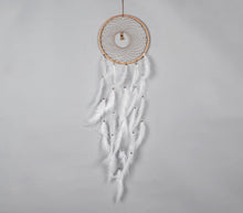 Load image into Gallery viewer, Classic Beaded &amp; Faux Feathers Dreamcatcher
