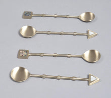 Load image into Gallery viewer, Celestial Stainless Steel Dessert Spoons (Set of 4)
