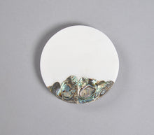 Load image into Gallery viewer, Abalone Shell Inlaid Marble Coasters (set of 4)
