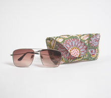 Load image into Gallery viewer, Block Printed Forest Garden Case for Eyeglasses | Sunglasses
