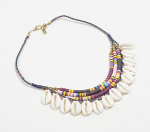 Bohemian Summer Beach Holiday Shell Layered Necklace