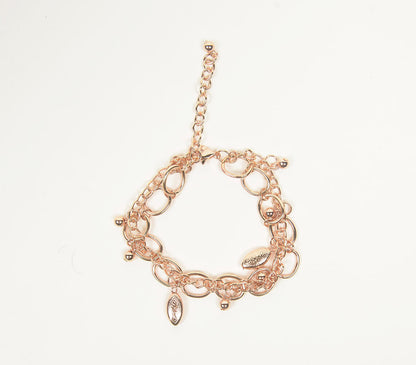 Rose-Gold Iron Charm Bracelet | Jewelry