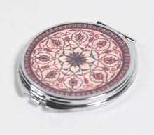 Load image into Gallery viewer, Art Deco Metal Pocket Compact Mirror
