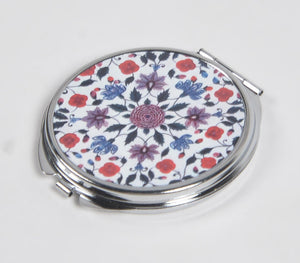 Botanical Metal Pocket Compact Mirror