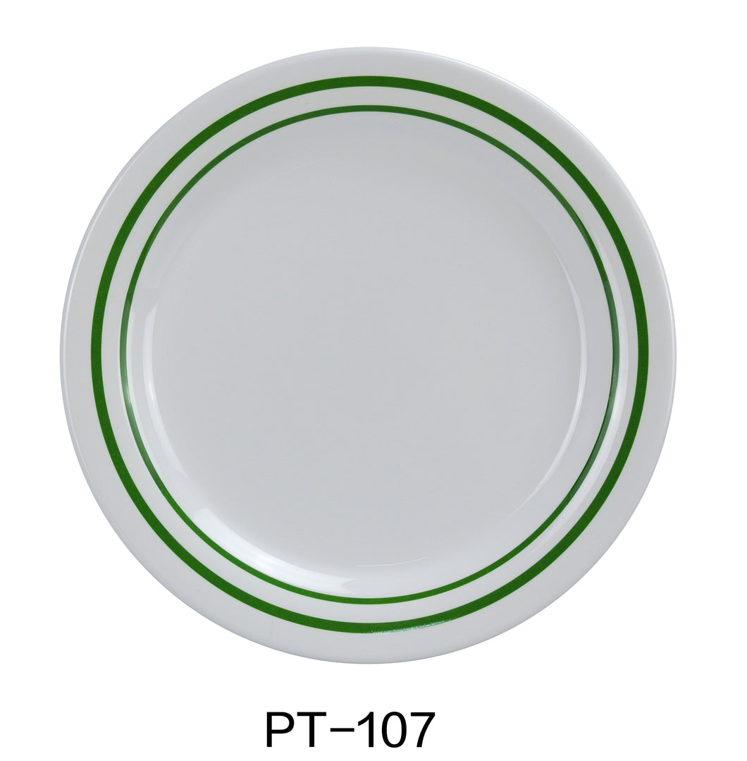 Yanco PT-107 Pine Tree Round Dinner Plate