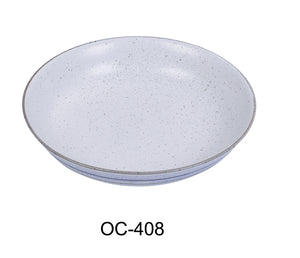 Yanco OC-408 Ocean 8" X 1 1/2" DEEP SOUP / SALAD PLATE 14 OZ