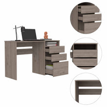 Load image into Gallery viewer, Computer Desk San Diego, One Shelf, Light Gray Finish
