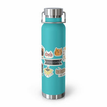 Load image into Gallery viewer, Everyday is Cat Day Insulated Thermos Bottle 22oz
