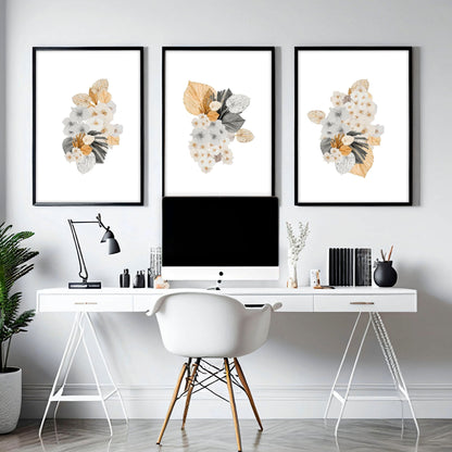 Art for Office Wall | Set of 3 Wall Art Prints | Wall Art