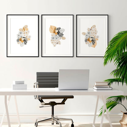 Art for Office Wall | Set of 3 Wall Art Prints | Wall Art