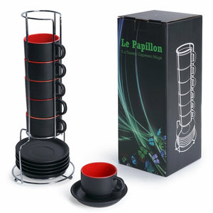 Espressotassen Set Le Papillon Kollektion