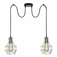 Load image into Gallery viewer, Retro Industrial 2 Way Indoor Ceiling Pendant Chandelier Hanging Light
