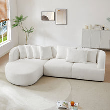 Load image into Gallery viewer, Convertible Corner Sofa with armrest and sectional Sofa, Left Chaise
