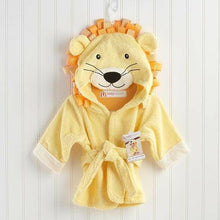 Load image into Gallery viewer, Big Top Bath Time Lion Hooded Spa Robe
