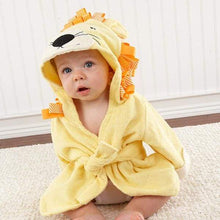 Load image into Gallery viewer, Big Top Bath Time Lion Hooded Spa Robe
