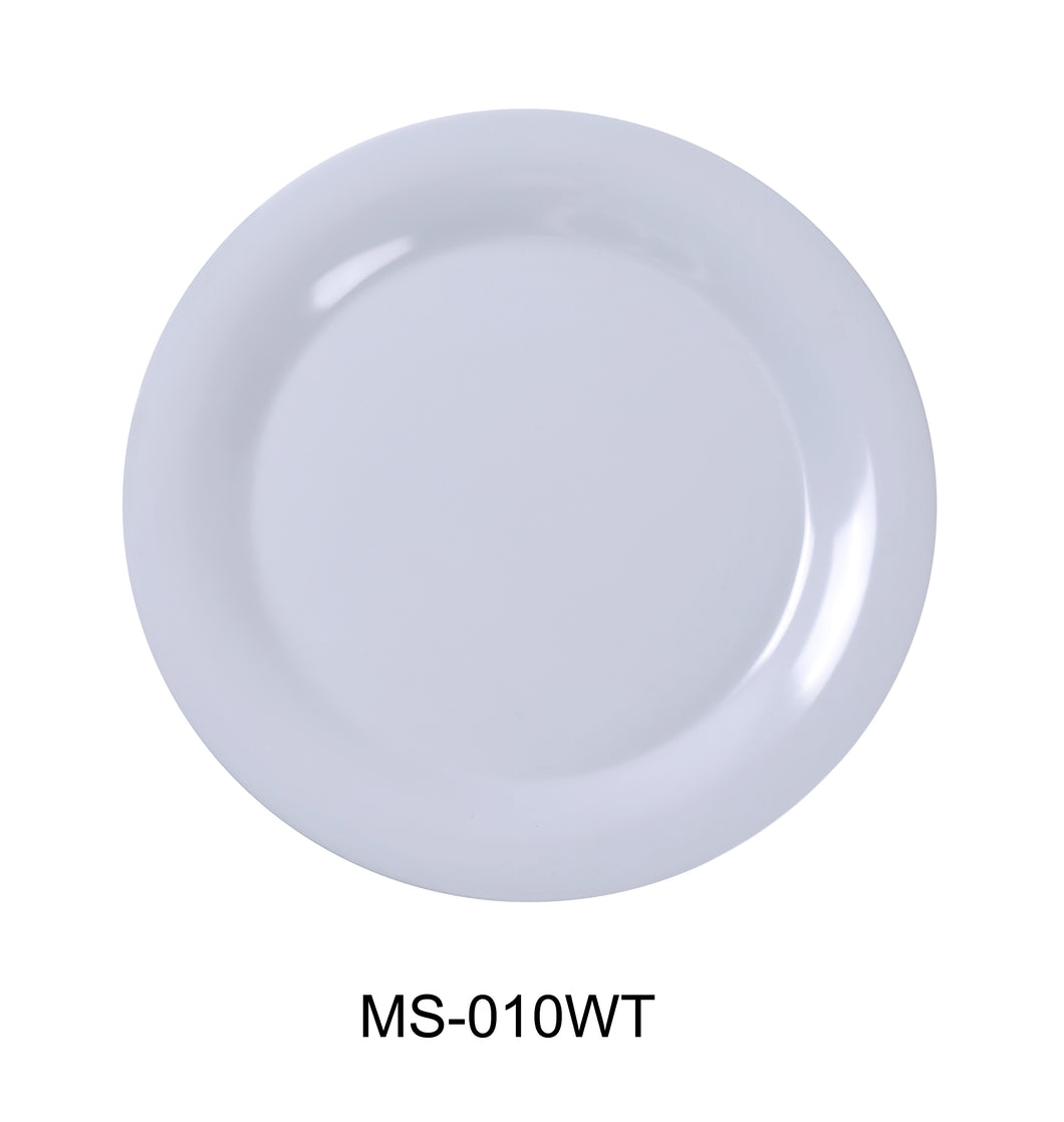 Yanco MS-010WT Mile Stone Wide Rim Round Plate