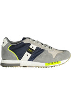 Load image into Gallery viewer, Blauer Blue Polyester Sneaker
