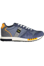 Load image into Gallery viewer, Blauer Blue Polyester Sneaker
