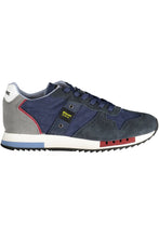 Load image into Gallery viewer, Blauer Blue Polyester Sneaker
