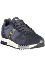 Load image into Gallery viewer, Blauer Blue Polyester Sneaker
