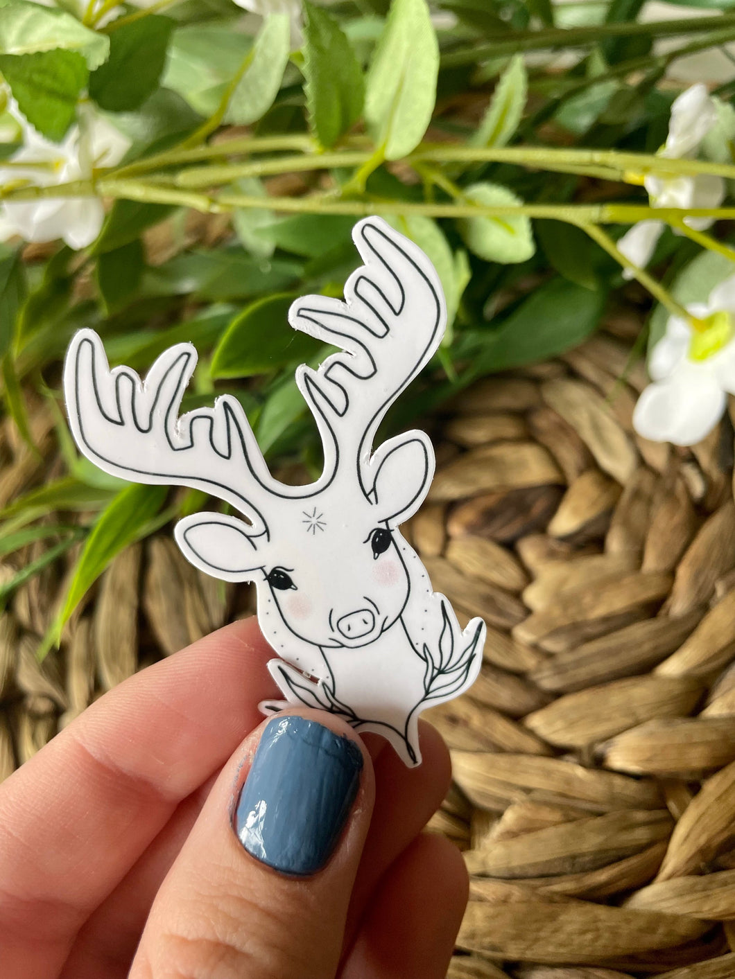 Deer sticker