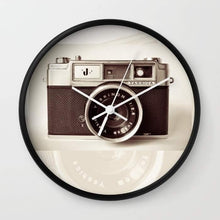 Load image into Gallery viewer, Camera Wall clock
