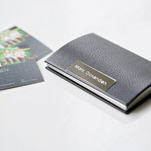 Load image into Gallery viewer, Engraved Business Card / Credit Card Holder
