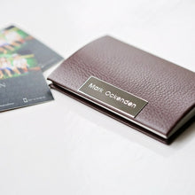 Load image into Gallery viewer, Engraved Business Card / Credit Card Holder
