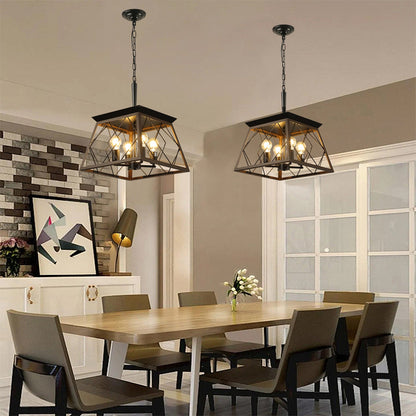 (Same as W1340111202/L1008) Farmhouse Chandelier 4-Light Vintage