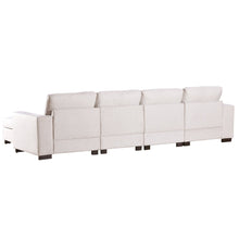 Load image into Gallery viewer, 3 Pieces U shaped Sofa with Removable Ottomans | Furniture
