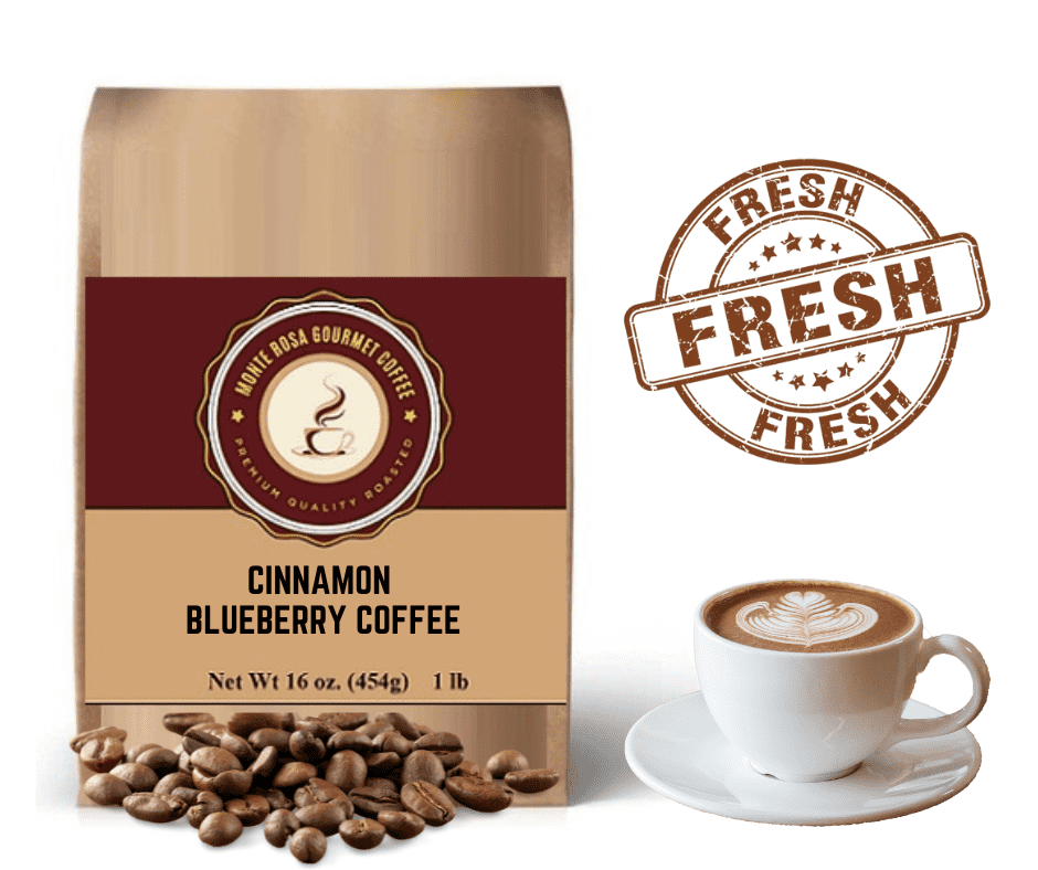 Cinnamon Blueberry Flavored Coffee