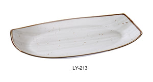 Yanco LY-213 Lyon Collection 13" Rectangular Plate