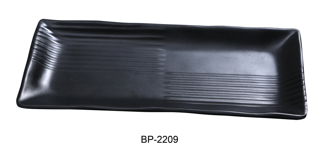 Yanco BP-2209 Black pearl-1 Rectangle Plate