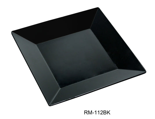 Yanco RM-112BK Rome Square Plate