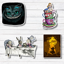 Load image into Gallery viewer, Cheshire Cat-Alice In Wonderland Sticker/Magnet
