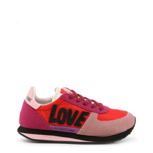 Load image into Gallery viewer, Pink Red Suede Sneakers
