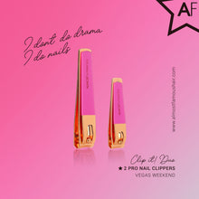 Load image into Gallery viewer, Almost Famous &quot;Clip It&quot; Rose Gold Nail Clipper Duo
