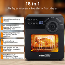 Load image into Gallery viewer, Geek Chef 1700W Convection Air Fryer Toaster Oven
