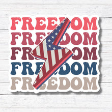 Load image into Gallery viewer, Freedom- 4th of July Sticker/Magnet
