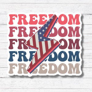 Freedom- 4th of July Sticker/Magnet