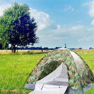 3-4 Person Camping Dome Tent Camouflage Tent | Outdoor Living